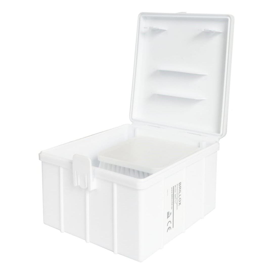 Brillenreinigungsbox BRV-C1 + 2 Tücher 20x15cm